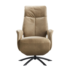 Relaxfauteuil Balfour small microleder cognac