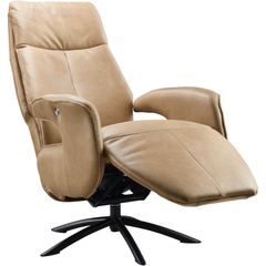 Relaxfauteuil Balfour small microleder cognac