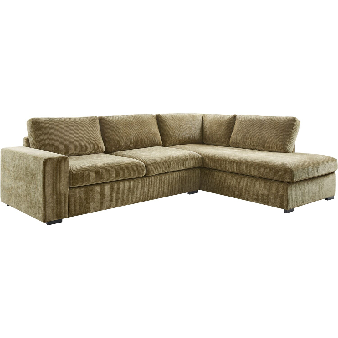 Hoekbank rechts Yukom groen premium comfort