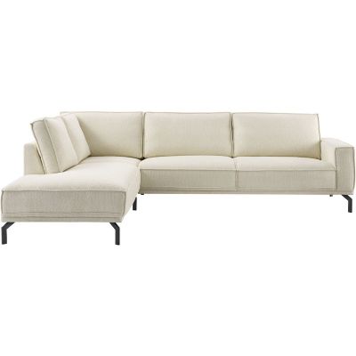 Hoekbank links Alburg beige premium comfort
