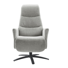 Relaxfauteuil Olindia small grijs 