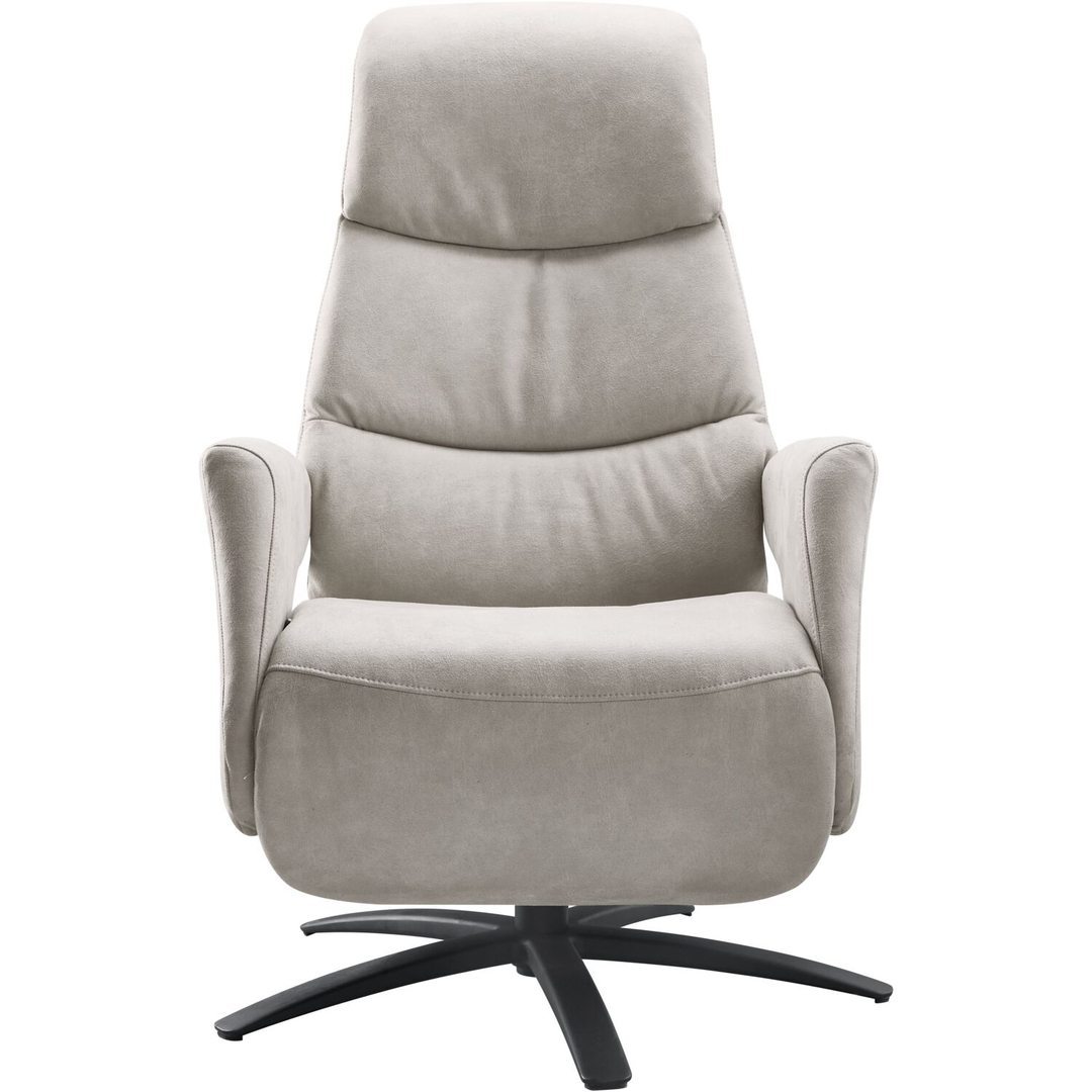 Relaxfauteuil Tolgia large microleder grijs