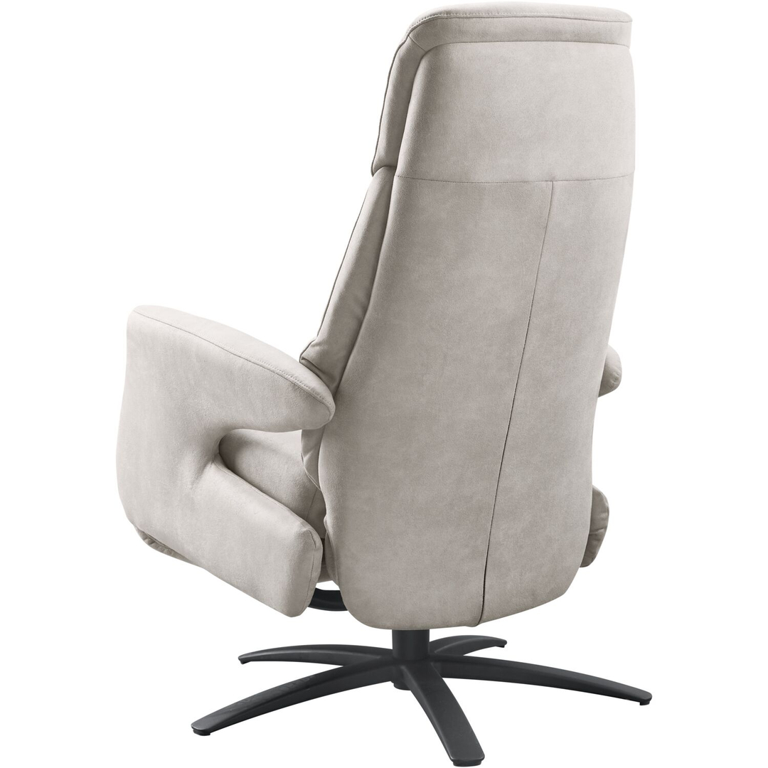 Relaxfauteuil Tolgia large microleder grijs