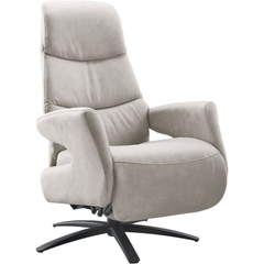 Relaxfauteuil Tolgia large microleder grijs