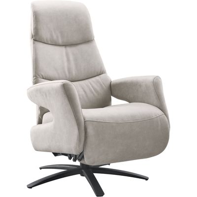 Relaxfauteuil Tolgia large microleder grijs