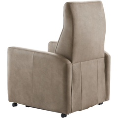 Sta-op-stoel Novie elektrisch microleder taupe