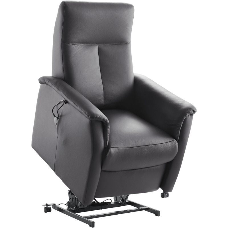 Sta-op-stoel Waver elektrisch small zwart leer