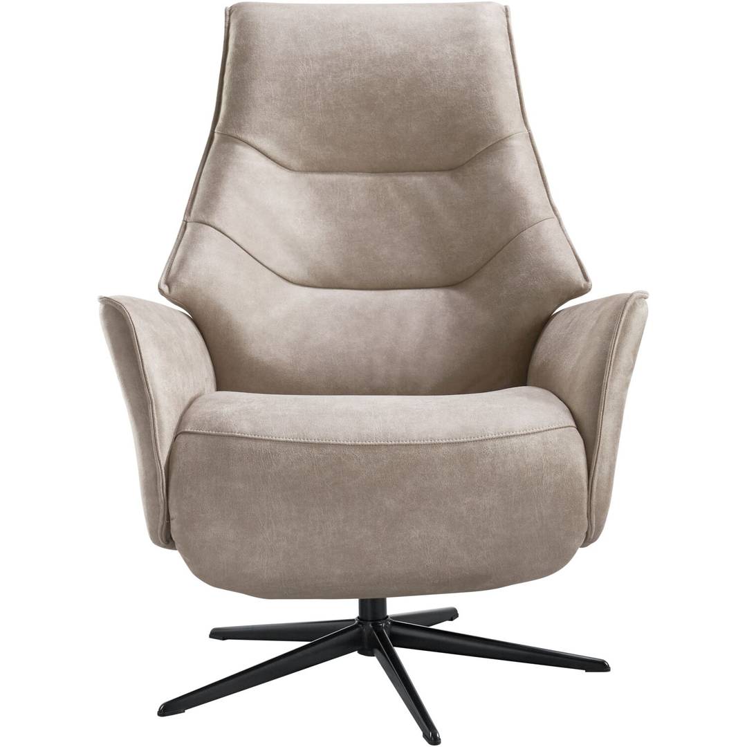 Relaxfauteuil Clay small microleder taupe
