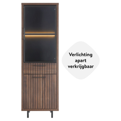Opbergkast Tenino 200x65x45 cm bruin