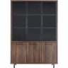 Vitrinekast Tenino 200x140x45 cm bruin