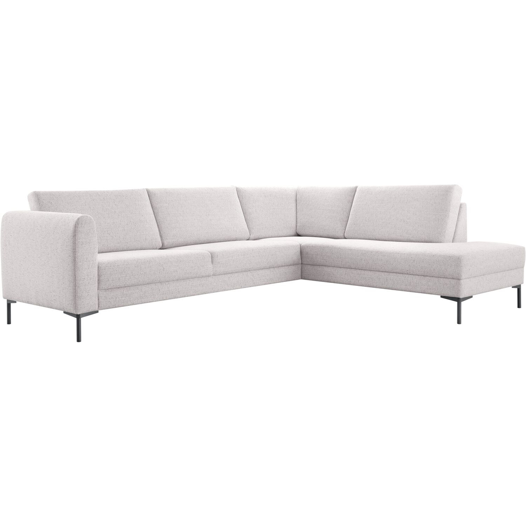 Hoekbank rechts Arluno grijs basic comfort