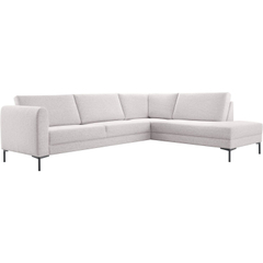Hoekbank rechts Arluno grijs basic comfort