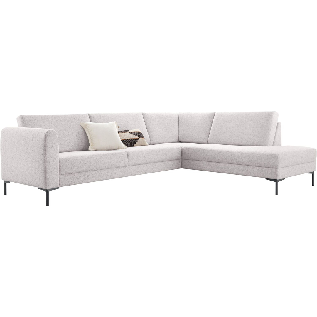 Hoekbank rechts Arluno grijs basic comfort