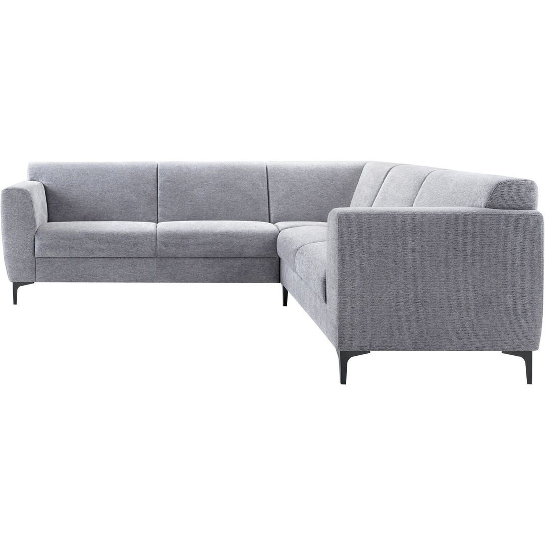 Hoekbank Ridgway grijs basic comfort
