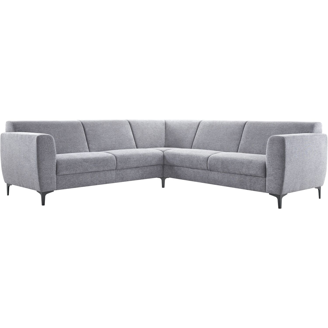Hoekbank Ridgway grijs basic comfort