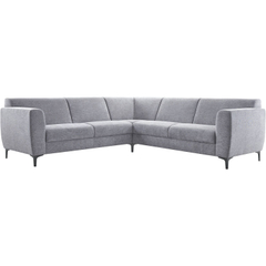 Hoekbank Ridgway grijs basic comfort