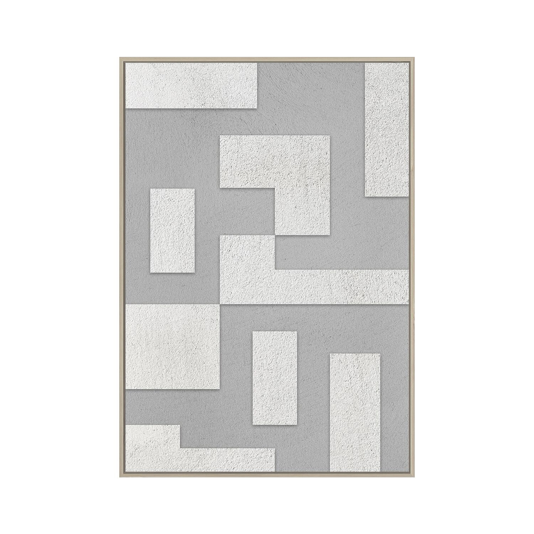 Schilderij Kolding 120x80 cm beige lijst