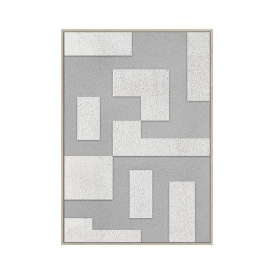 Schilderij Kolding 120x80 cm beige lijst