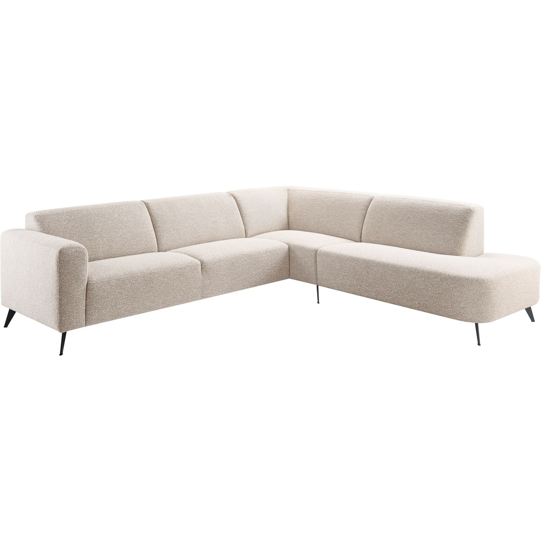 Hoekbank rechts Micco beige basic comfort