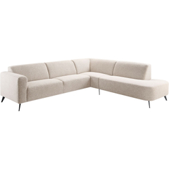 Hoekbank rechts Micco beige basic comfort