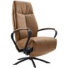 Relaxfauteuil Beltra large microleder bruin