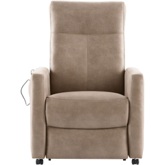 Sta-op-stoel Novie 2-motorig small microleder taupe