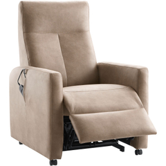 Sta-op-stoel Novie 2-motorig small microleder taupe
