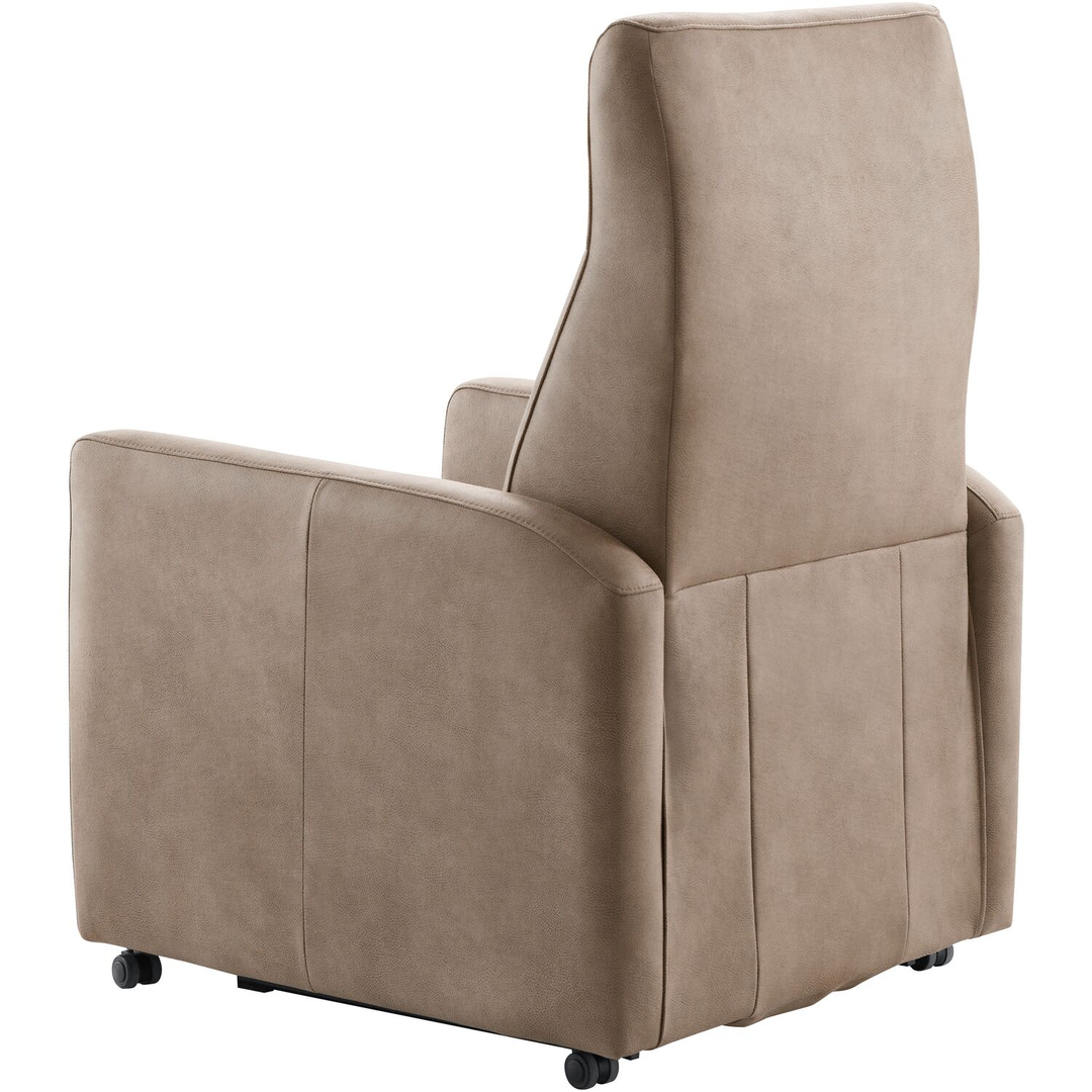 Sta-op-stoel Novie 2-motorig small microleder taupe