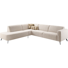 Hoekbank links Micco beige basic comfort