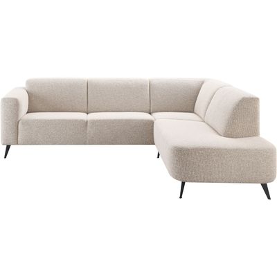 Hoekbank rechts Micco beige basic comfort