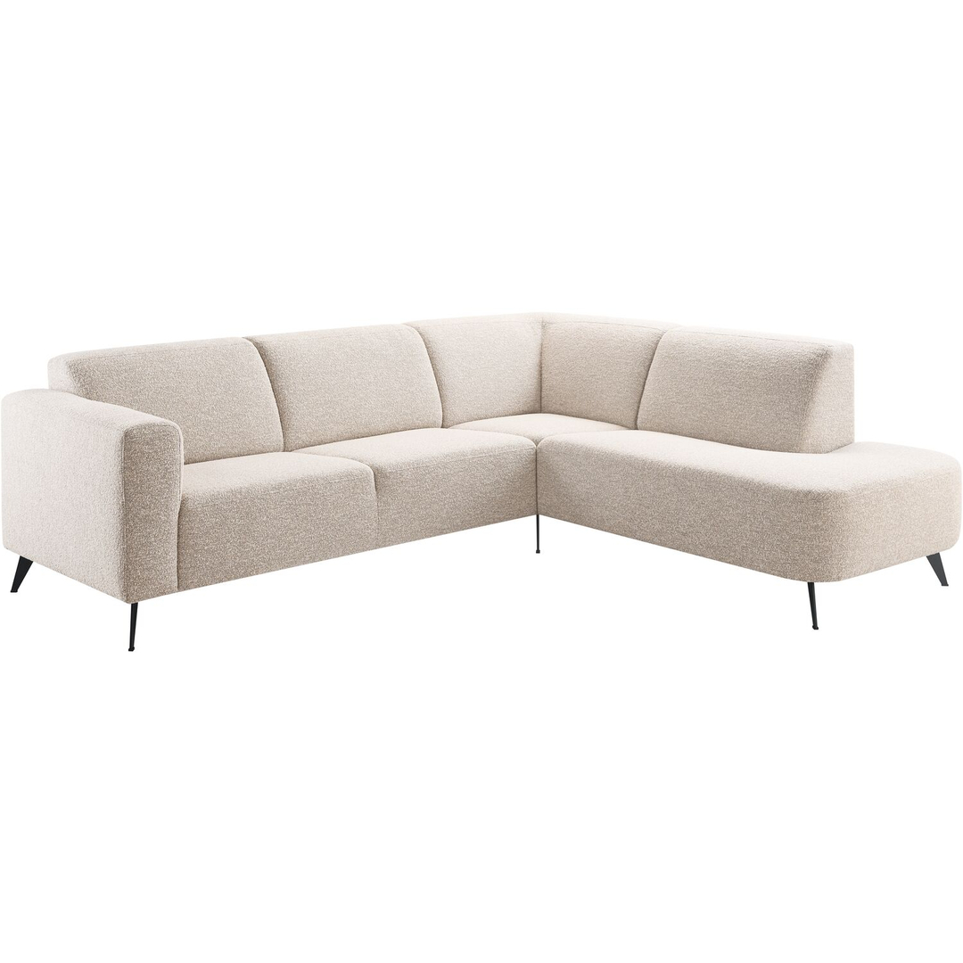 Hoekbank rechts Micco beige Premium comfort