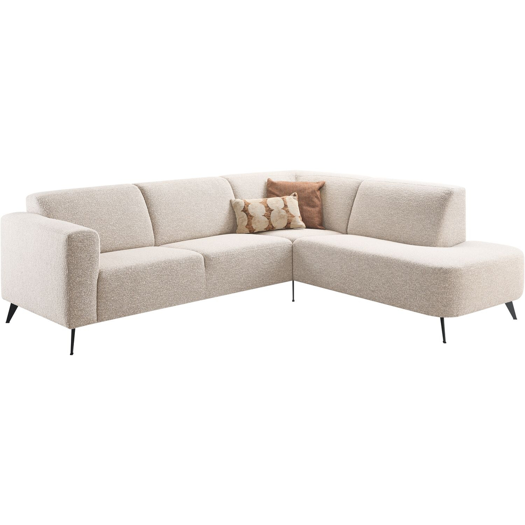 Hoekbank rechts Micco beige Premium comfort
