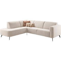 Hoekbank links Micco beige premium comfort