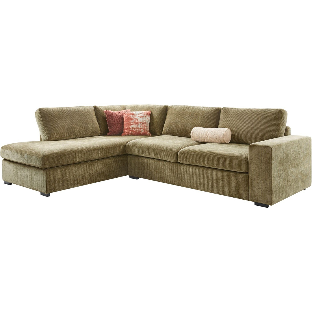 Hoekbank links Yukom groen basic comfort