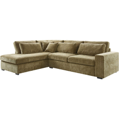 Hoekbank links Yukom groen basic comfort