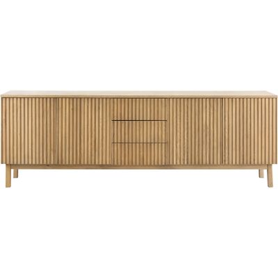 Dressoir Arrosto eikenhout 76x225x45 cm light roast