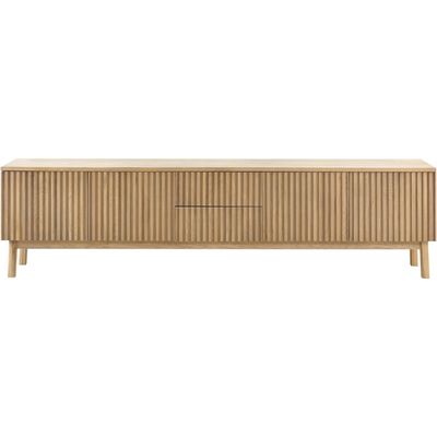 TV-meubel Arrosto eikenhout 58x225x40 cm light roast