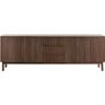 Dressoir Arrosto eikenhout 76x225x45 cm Dark Roast