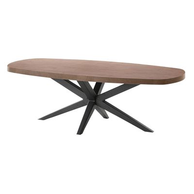 Salontafel Mascaro 135x67 cm Deens ovaal dark mango