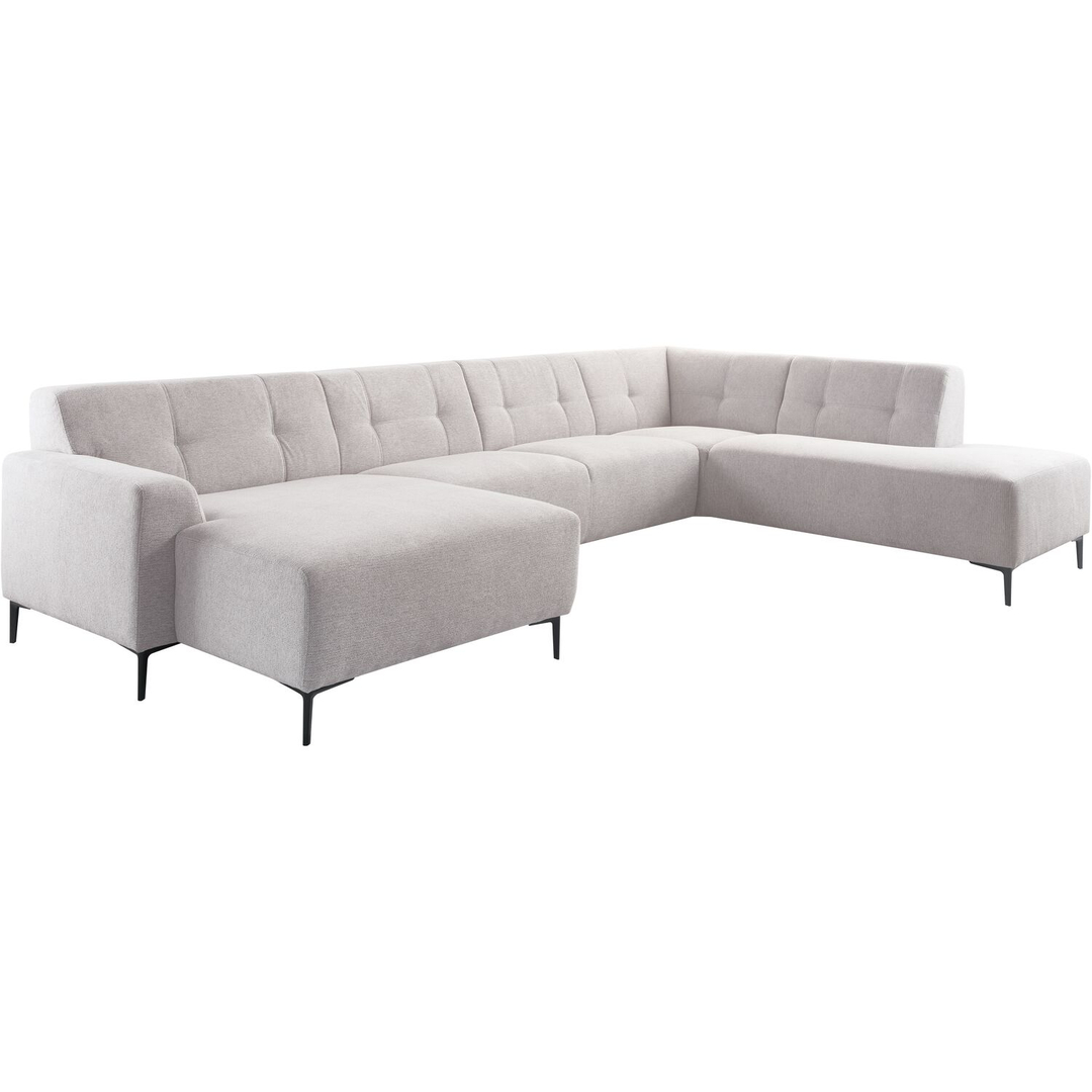 Hoekbank rechts Tordera grijs basic comfort