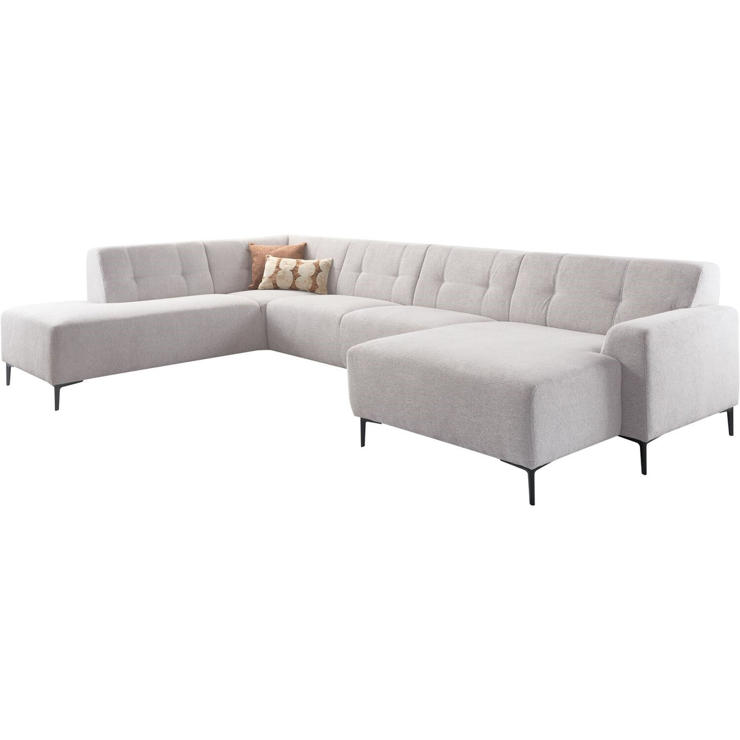 Hoekbank links Tordera grijs basic comfort
