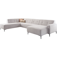 Hoekbank links Tordera grijs basic comfort