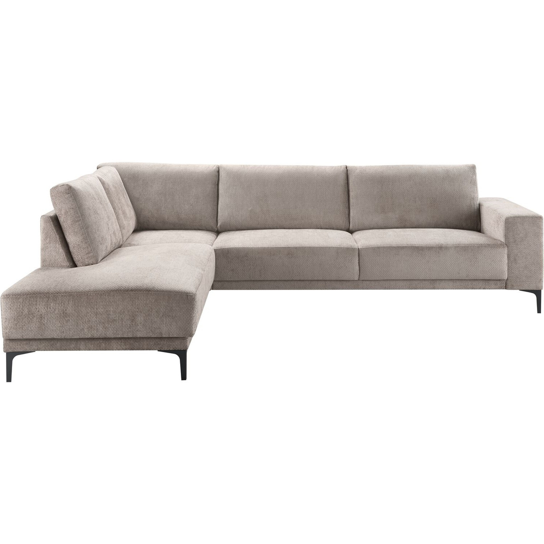 Hoekbank links Clanton taupe premium comfort