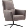 Draaifauteuil Varne microleder bruin basic comfort