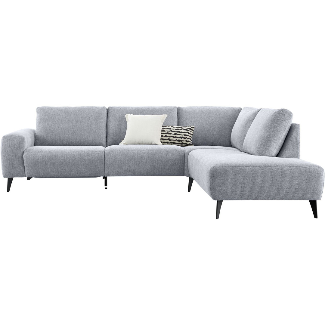 Hoekbank rechts Nyborg grijs basic comfort