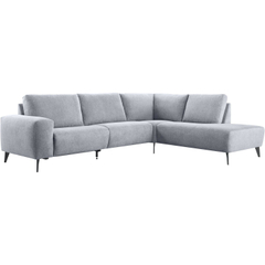 Hoekbank rechts Nyborg grijs basic comfort