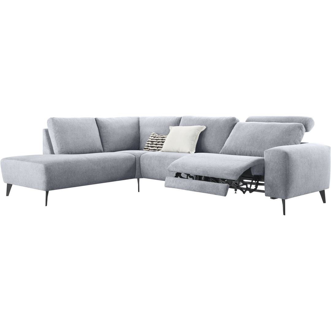 Hoekbank links Nyborg grijs relaxfunctie premium comfort