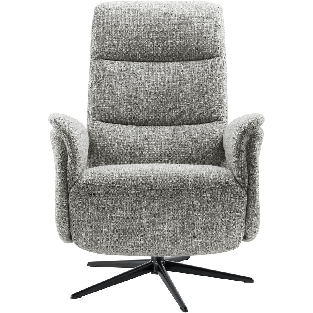 Relaxfauteuil Haslet medium grijs