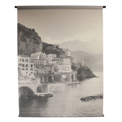 Wandkleed Trissino zwart wit