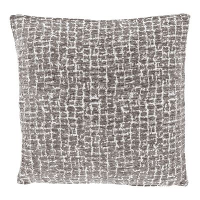 Sierkussen Baschi 45x45cm donkergrijs